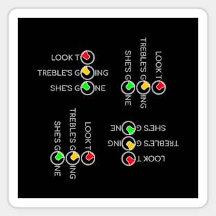 Bell Ringing - LOOK TO TRAFFIC LIGHTS B Magnet